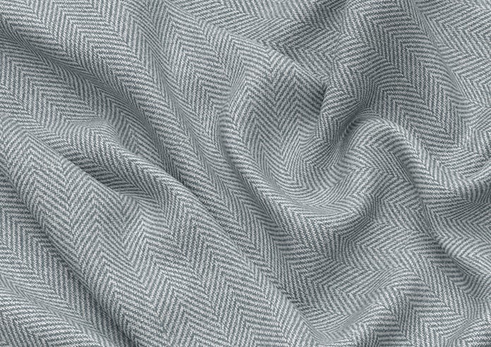 Soft Chevron, Lead Grey - Motorised Roman Blind - Image 4